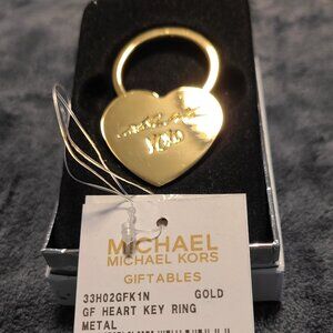 Bundled Key Chaines: NWT Michael Kors (gold) and Monet Rhinestore Decorated .